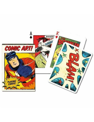 Jeu de 55 cartes VINTAGE COMIC PIATNIK