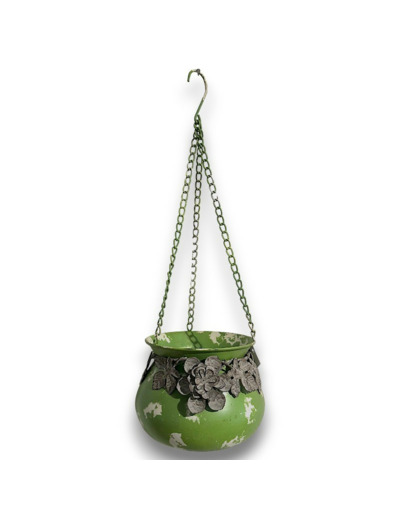 Cache pot à suspendre 18x17x13cm