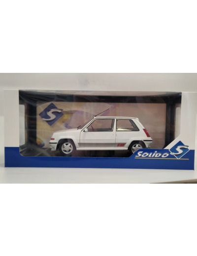 RENAULT 5 GT TURBO MK2 1989 BLANC SOLIDO 1/18 BOITE D'ORIGINE