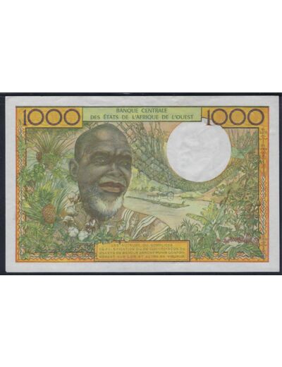 AFRIQUE DE L'OUEST (B.C.E.A.O.) 1000 FRANCS (1963) G.182 H (NIGER) TTB+