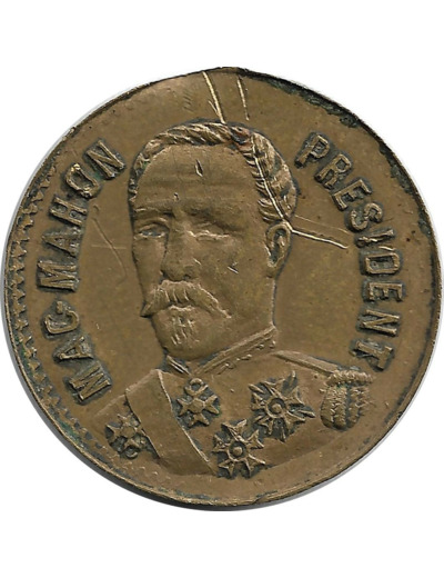 MEDAILLE - MAC MAHON PRESIDENT 1876 TTB