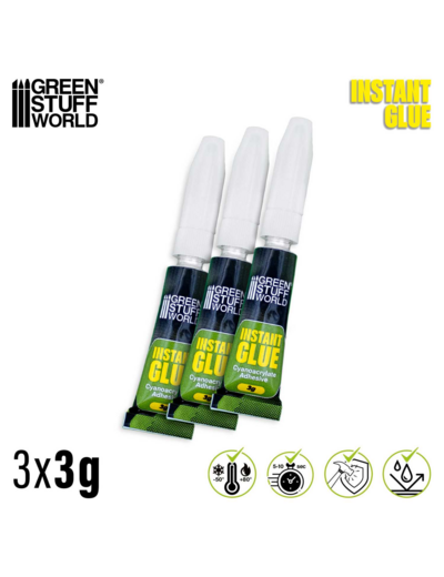Colle Cyanoacrylate - Super glue 3x3g