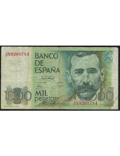 ESPAGNE 1000 PESETAS 23-10-1979 SERIE 3N TB+ (W158)