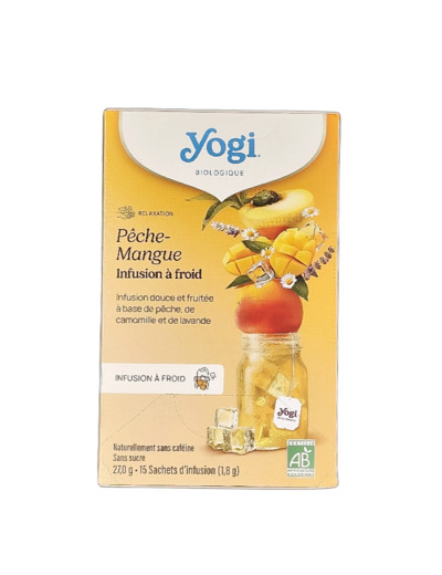 Infusion Pêche Mangue Bio 15 sachets