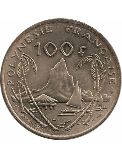 POLYNESIE FRANCAISE 100 FRANCS 1976 SUP-