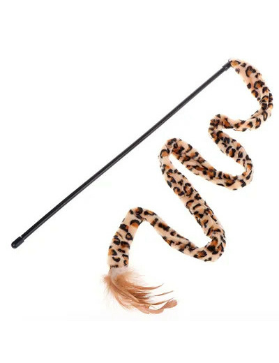 Canne à pêche pour chat
