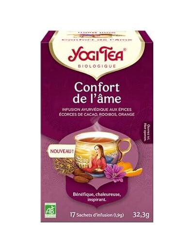 TISANE CONFORT DE L ÂME 17X1,9G Yogi Tea