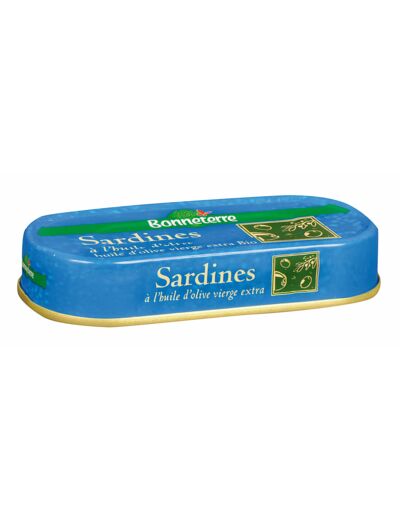 Sardines à l'huile d'olives bio-46g-Bonneterre