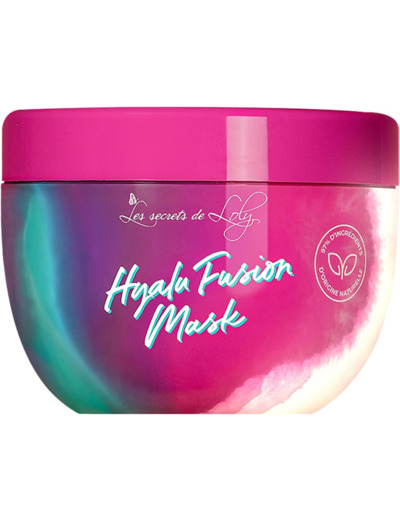 Les Secrets De Loly – Hyalu Fusion Mask – Masque Cheveux En Manque de Définition – Soin Activateur Boucles– Naturel à 97% – 300 ml