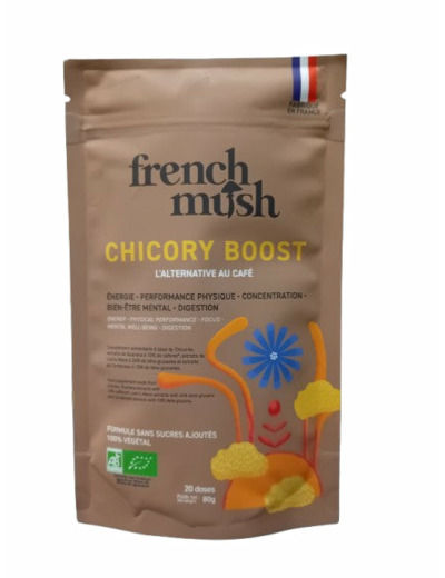 Boisson Chicory Boost Bio-Chicorée Champignons-80g-French Mush