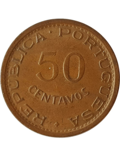 MOZAMBIQUE 50 CENTAVOS 1973 TTB+ W89 N1