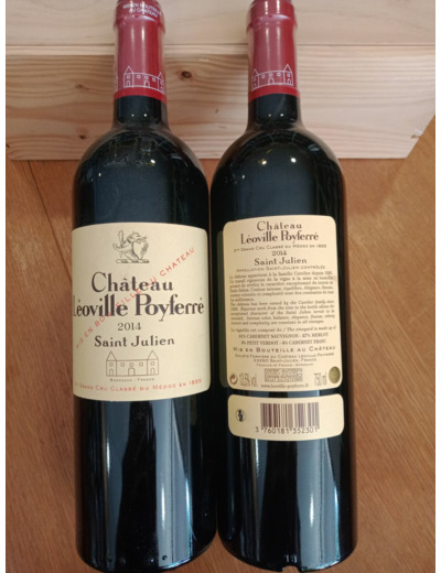 Château leoville poyferre 2014 saint julien