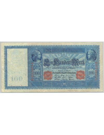 ALLEMAGNE 100 MARK 21-04-1910 SERIE G TTB