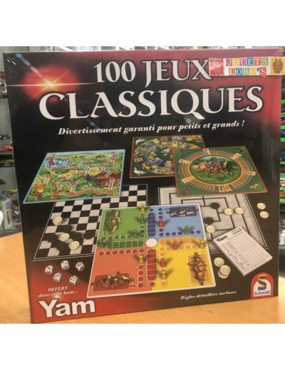 100 JEUX CLASSIQUES DE CHEZ SCHMIDT BOITE NEUVE