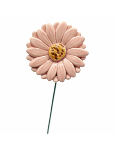 Gerbera Rose en céramique - 5.5 cm - B047