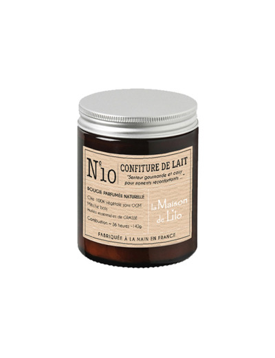 Bougie n°10 confiture de lait