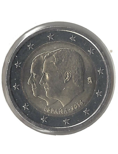 ESPAGNE 2014 2 EURO Commemorative Juan carlos et felipe