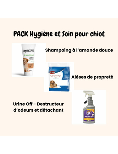 PACK Hygiène et Soin pour chiot
