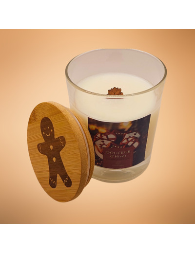 Bougie parfumée rechargeable - Douceur d'hiver