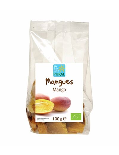 Mangues séchées bio-100g-Pural