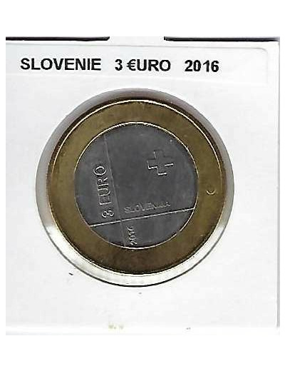 SLOVENIE 2016  3 EURO SUP