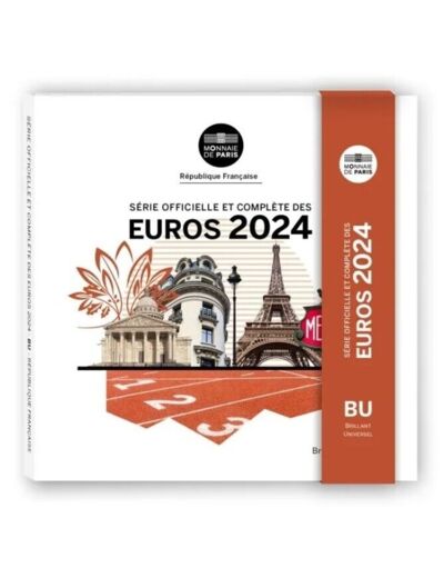 FRANCE 2024 SERIE 8 MONNAIES EURO Coffret BU B.U Monnaie de Paris