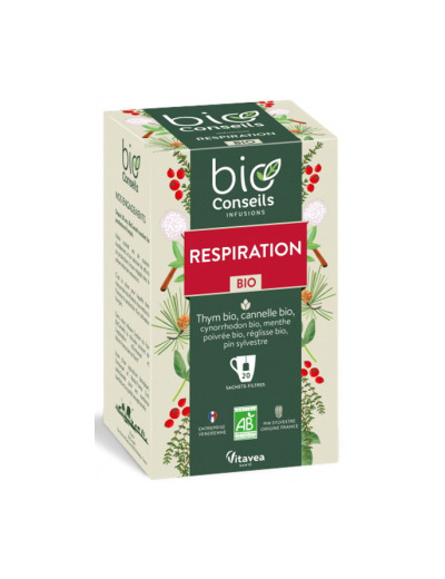 Infusion Respiration bio 20 sachets 30g