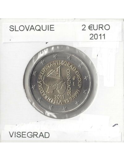 SLOVAQUIE 2011 2 EURO Commemorative VISEGRAD SUP-