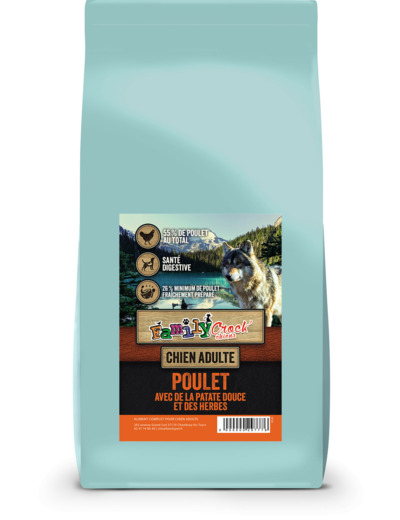 Croquettes GRAIN FREE, Poulet & patate douce - 2KG