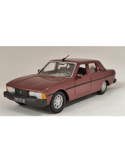 PEUGEOT 604 BORDEAUX NOREV 1/43 SANS BOITE