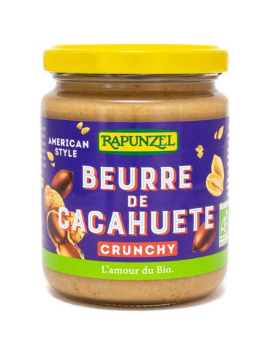 Beurre de Cacahuète Crunchy Bio 250g