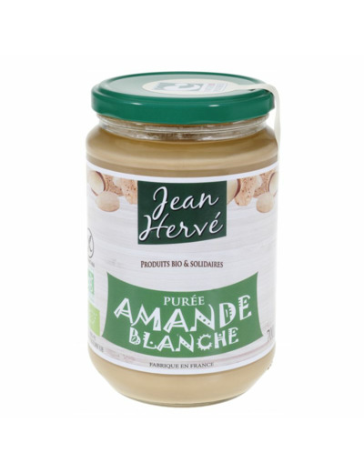 Purée d'Amandes blanche Bio-350g-Jean Hervé