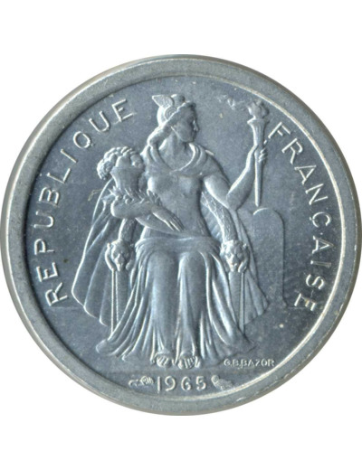 POLYNESIE FRANÇAISE 1 FRANC 1965 SUP/NC