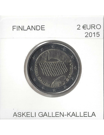FINLANDE 2015 2 EURO COMMEMORATIVE ASKELI GALLEN KALLELA