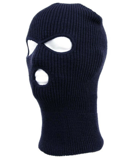 Cagoule épaisse 3 trous (100% acrylique)