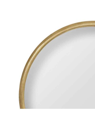 Miroir convexe Edman rond doré 22cm