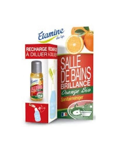 Recharge à diluer salle de bain Brillance pulvérisateur 50ml=500ml