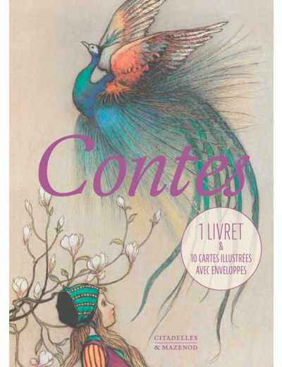 CARTES (1 ETUI DE 10 CARTES) CONTES