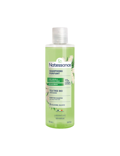Shampoing purifiant Tea Tree et Kératine végétale 250ml