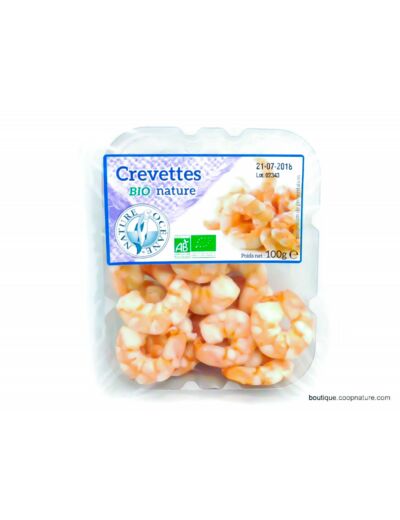 Crevettes Décortiquées Bio 100g