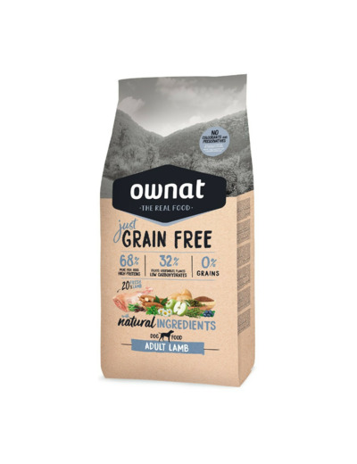 OWNAT GF Just Adult, Agneau - 14KG