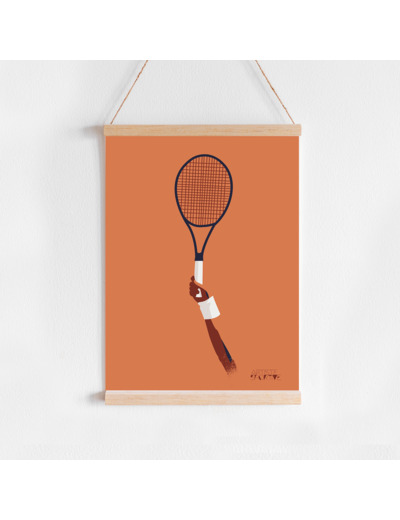 Affiche "Raquette de Tennis"