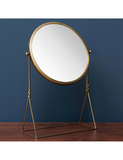 Miroir Pivotant à Poser Factory Laiton 17x40x59cm