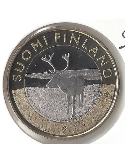 FINLANDE 2015 5 EURO CERF SUP