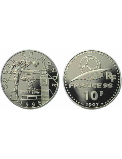 FRANCE 10 FRANCS ANGLETERRE 1998 B.E