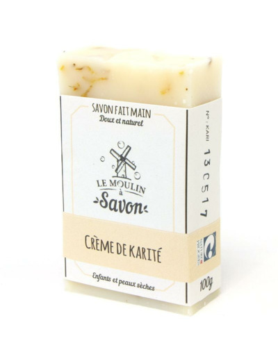 savon solide Crème de karité-100g-Le moulin à savon