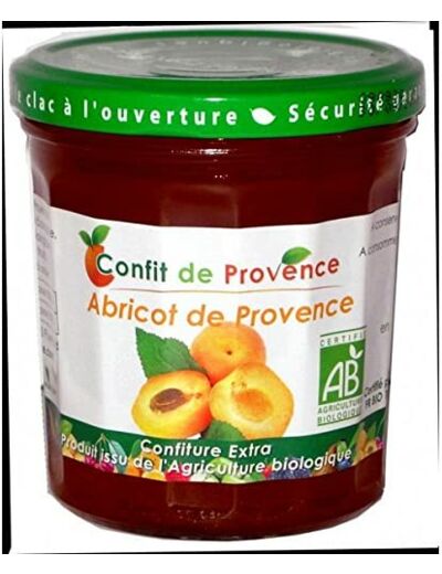 Confiture abricot 370g CONFIT DE PROVENCE
