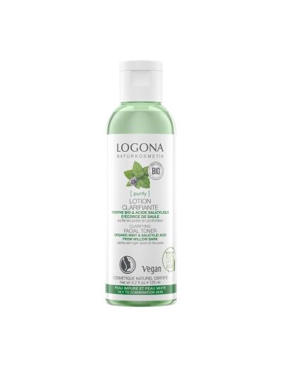 Lotion menthe bio et acide salicylique 125ml