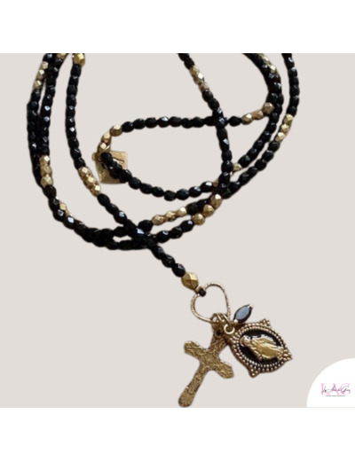 COLLIER CHAPELET LUX AETERNA