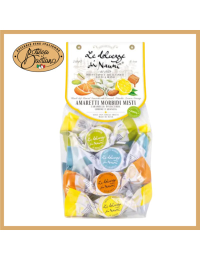 Amaretti mix citron, orange, caramel et pistache 240g